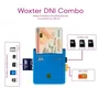 Woxter Combo PE26-146 Lector de DNI y tarjetas USB 2.0 Azul